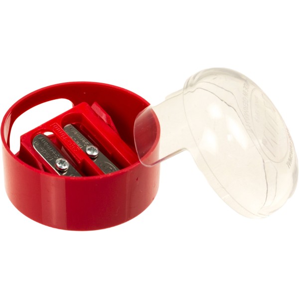 Точилка подвійна з контейнером Kum пластикова (12) (624) 208K2