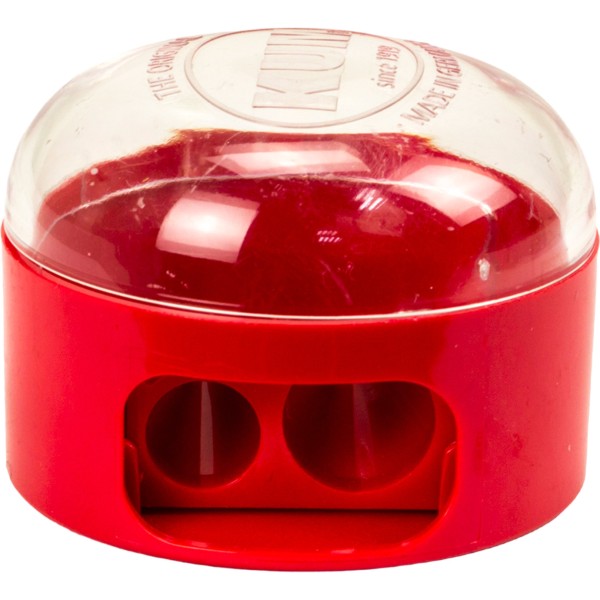 Точилка подвійна з контейнером Kum пластикова (12) (624) 208K2