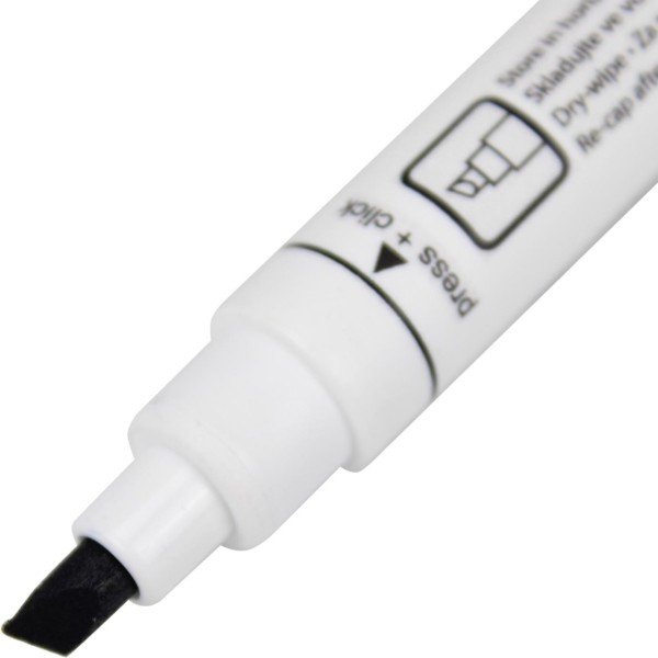 Маркер для доски Centropen скошенный синий (10) (1000) 8569