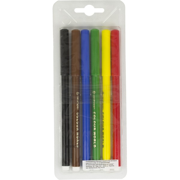 Фломастери Centropen Color World 6 кольорів (1) (300) 7550/06