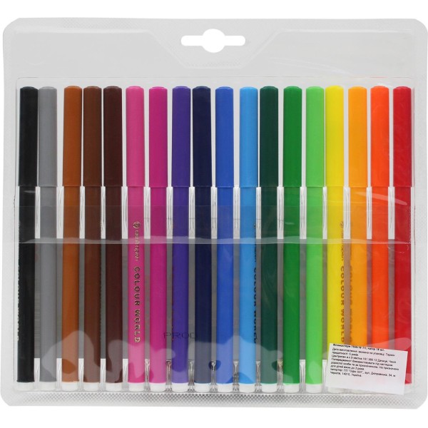 Фломастери Centropen Color World 7550/18 18 кольорів (1) (100) 