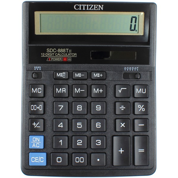Калькулятор Citizen 12-розрядний (10) (40) SDC-888T 