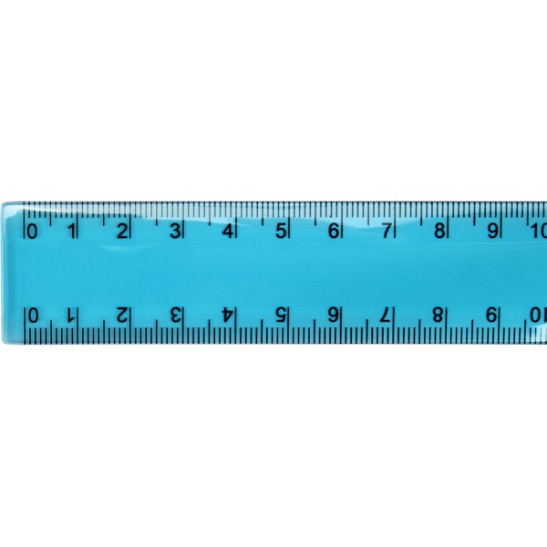 Линейка пластиковая прозрачная цветная 15см 1 Вересня 370330