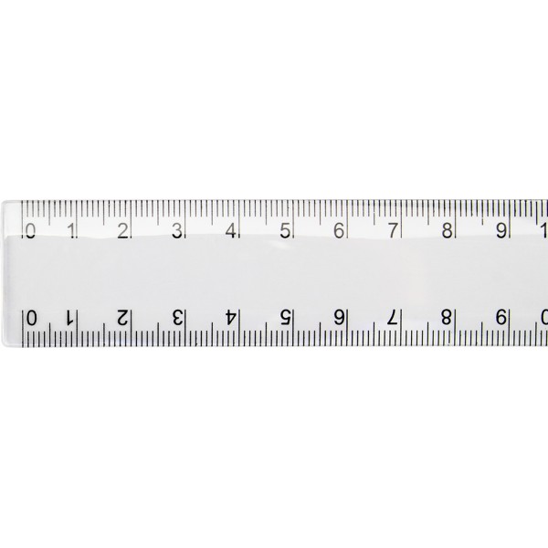 Лінійка пластикова прозора 15см 1 Вересня 370329