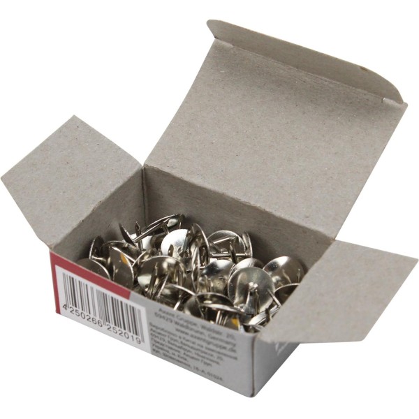 Кнопки Axent 50шт нікель (20) (1000) 4201