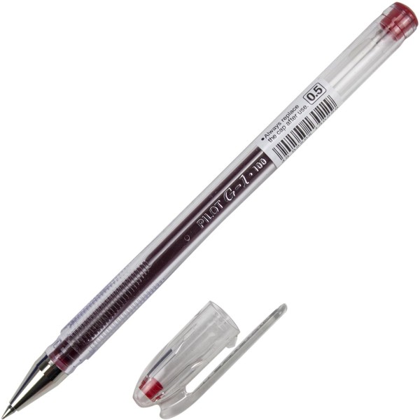 Ручка гелевая Pilot BL-G1-5T-R G-1 0,5мм красная