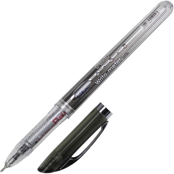 Ручка гелева Flair Writometer gel 0,5мм чорна (12) (144) (1152) 747A=825