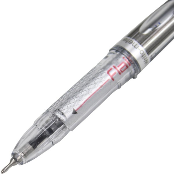 Ручка гелева Flair Writometer gel 0,5мм чорна (12) (144) (1152) 747A=825