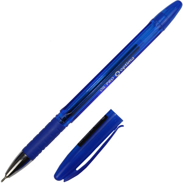 Ручка шариковая масляная Optima Oil Pro 0,5мм синяя (12) (144) O15616-02