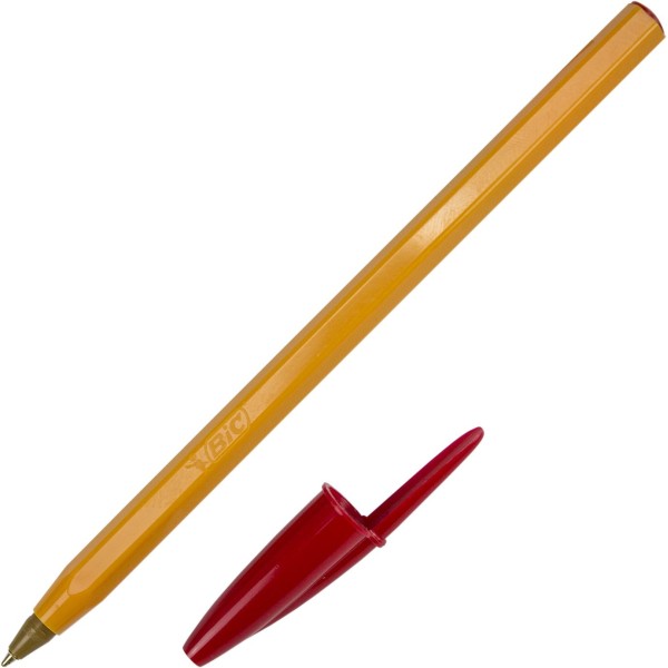 Ручка шариковая Bic Orange 1мм красная (20) (100) 1199110112/120