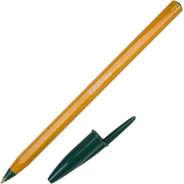 Ручка шариковая Bic Orange 1мм зеленая (20) (100) 1199110113/137
