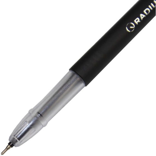 Ручка шариковая Radius Face pen 0,7мм картонная упаковка, черная (50) (500) (2000) 7890