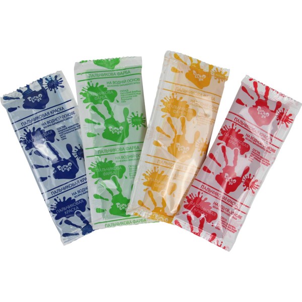 Фарби пальчикові DankoToys Моя перша творчість 4 кольори (12) PK-02-02 