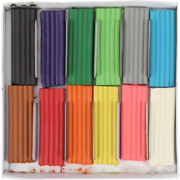 Пластилин 12 цветов 240 гр Липландия/Пластиленд Тетрада (20)