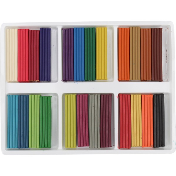 Пластилин 24 цвета 370 гр Липландия/Пластиленд Тетрада (20)