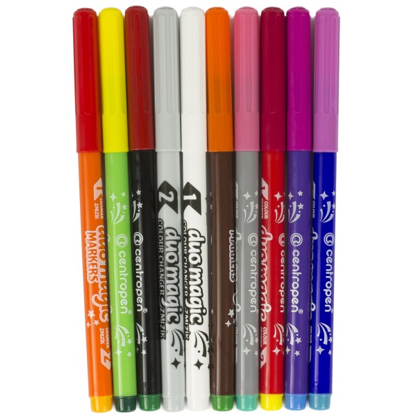 Фломастери Centropen Duomagic 2599/10 10 кольорів 