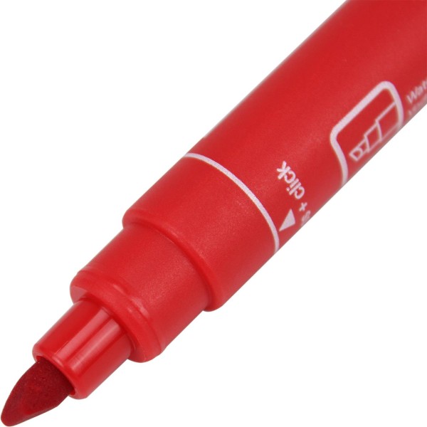 Маркер Centropen Flipchart 8560 1-4,6мм на водяній основі скошений червоний