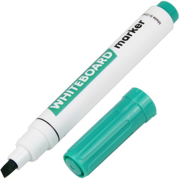 Маркер для доски Centropen скошенный зеленый (10) (1000) 8569