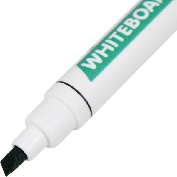 Маркер для доски Centropen скошенный зеленый (10) (1000) 8569