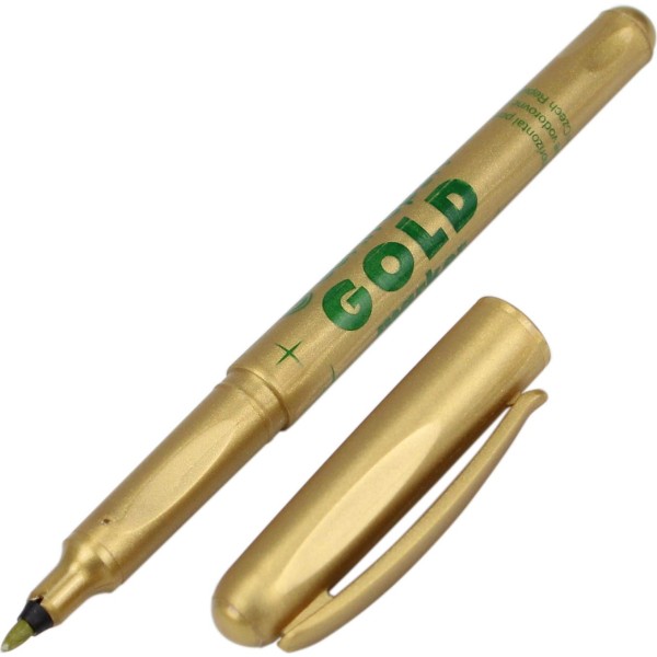 Маркер Centropen Gold 1мм золотистий (10) (100) 2670