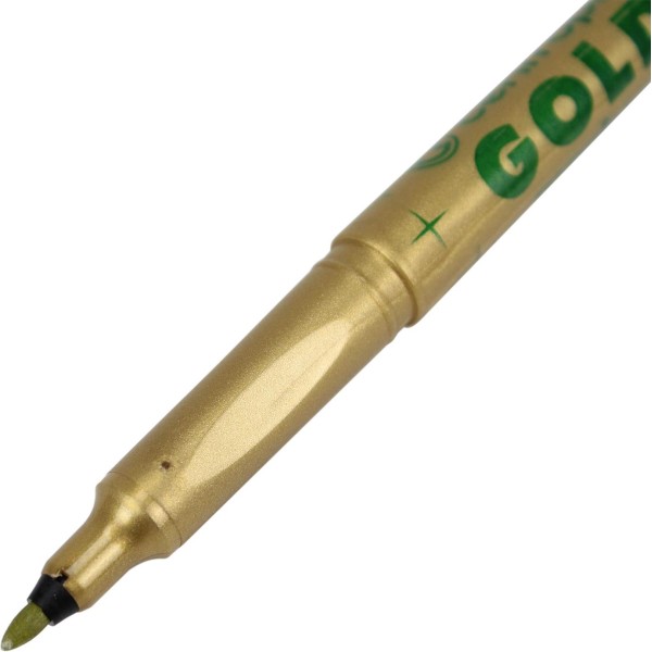 Маркер Centropen Gold 1мм золотистий (10) (100) 2670