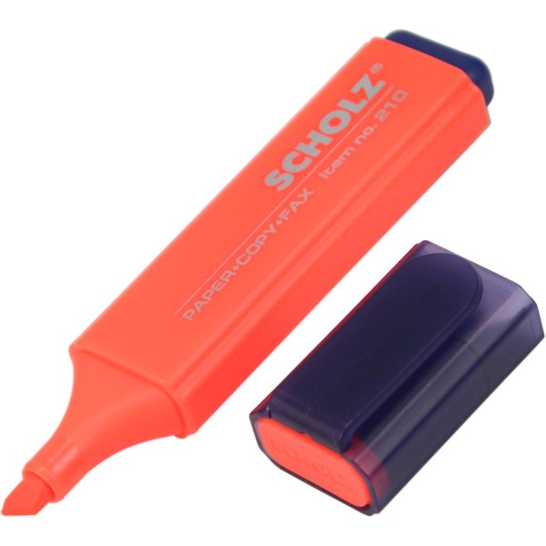 Текстмаркер Sсholz 1-5мм красный (10) 210