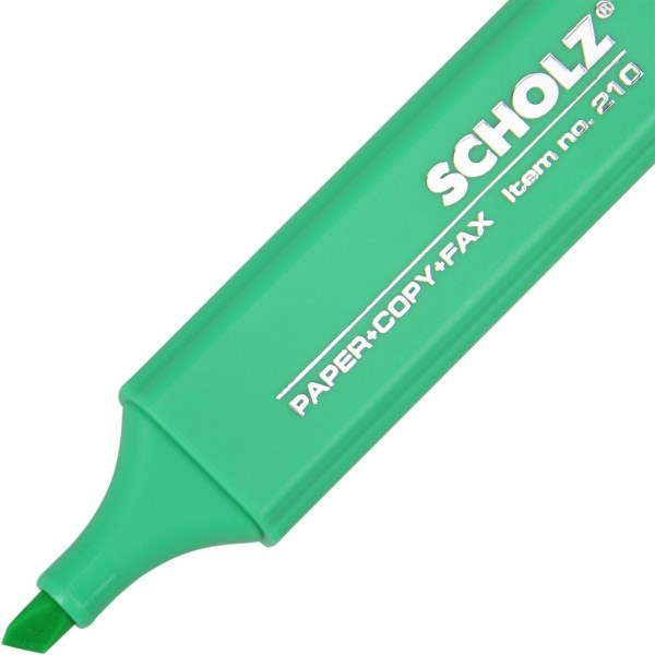 Текстмаркер Sсholz 1-5мм зеленый (10) 210