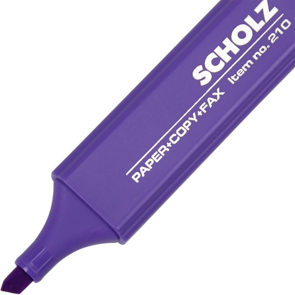 Текстмаркер Sсholz 1-5мм фіолетовий (10) 210