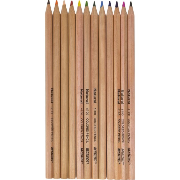 Олівці кольорові Marco Natural 12 кольорів (12) (240) 6100-12CB