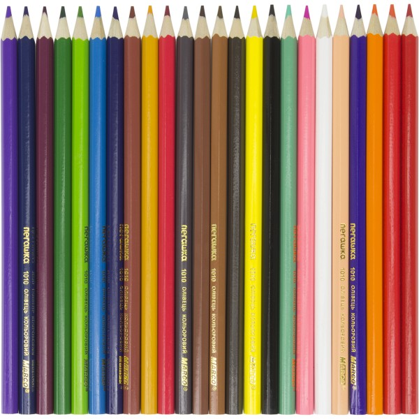 Олівці кольорові 24 кольори Marco Пегашка (6) (120) 1010-24 