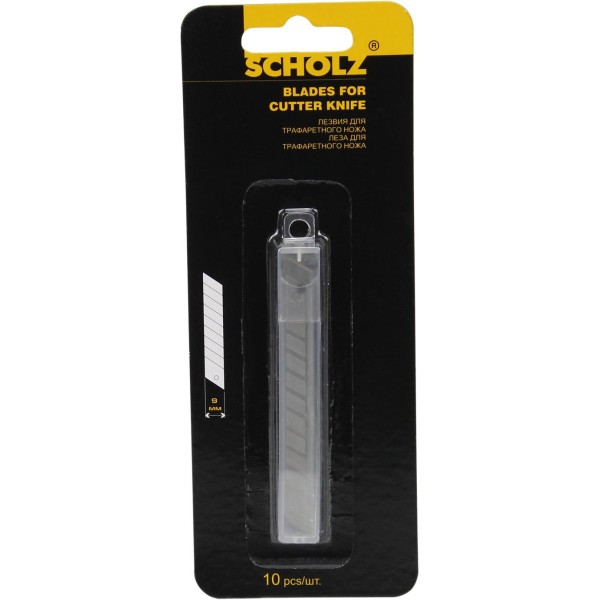 Леза для ножа Scholz 9мм 10шт (12) 4507
