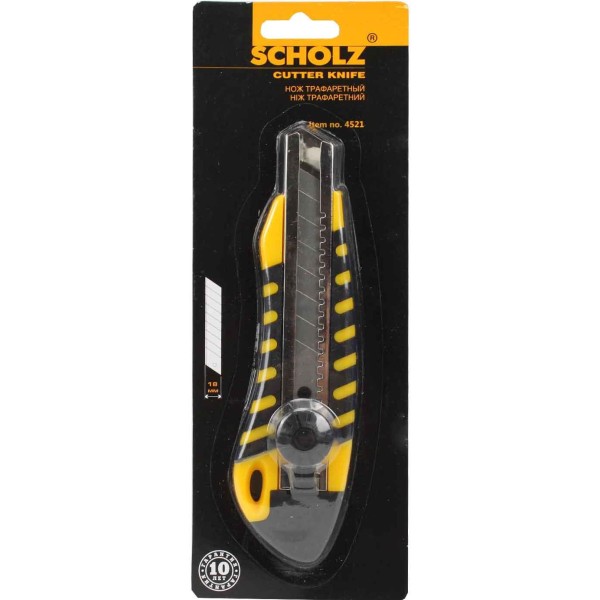 Ніж канцелярський Scholz 18 мм (12)  4521