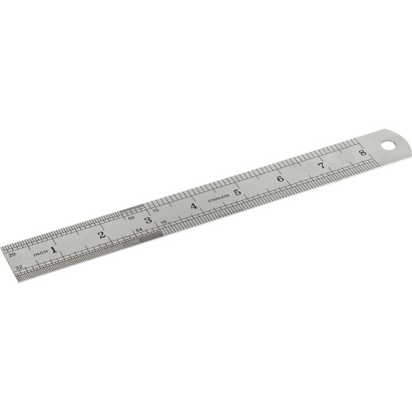 Лінійка металева 20 см Axent (12) (50) 7720-А
