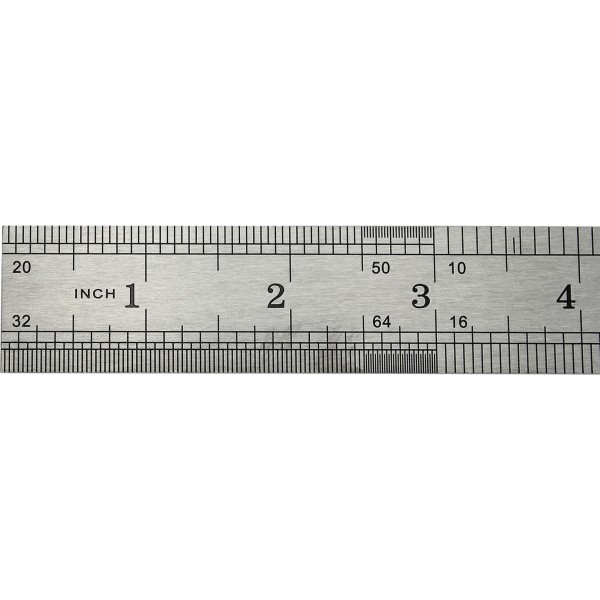 Лінійка металева 20 см Axent (12) (50) 7720-А