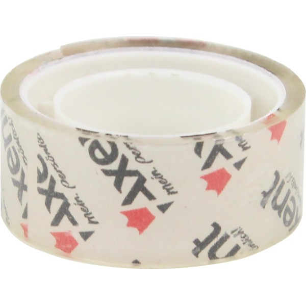 Стрічка клейка канцелярська Axent 18ммх10 ярдів (9,14м) 40мкм прозора (8) (480) 3012