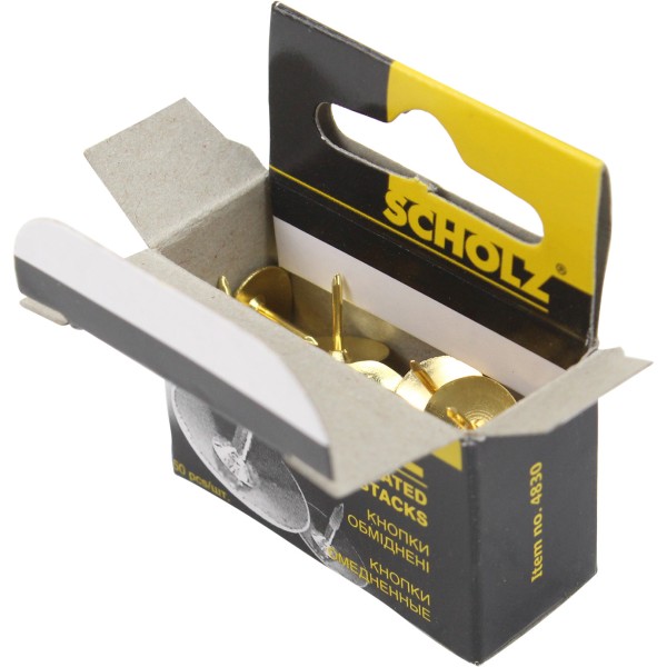 Кнопки Scholz 50 шт мідні (10) 4830