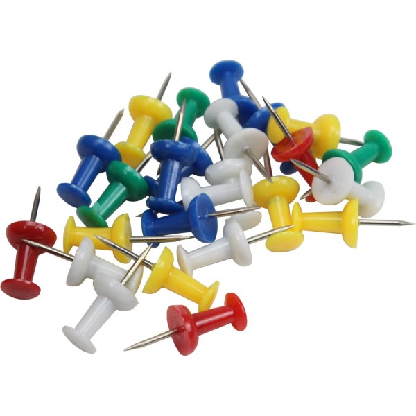 Кнопки-гвоздики Scholz 30 шт. цветные 4841/04110060