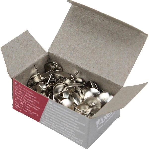 Кнопки Axent 100 шт нікельовані (10) 4211