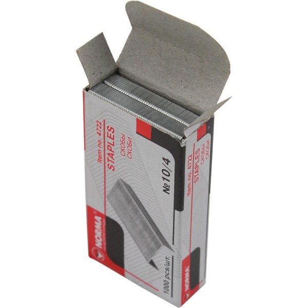 Скоби для степлера Norma 10 1000 шт. 4722/04030150 