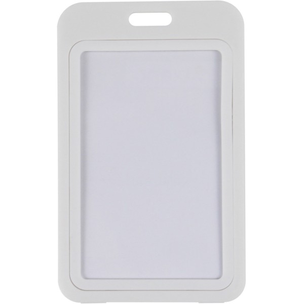 Бейдж Axent вертикальний 54х84 мм, РР, білий (5) 4530-21