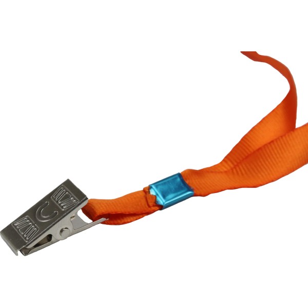 Шнурок для бейджа з металевим кліпом Axent помаранчевий (20) 4532-12