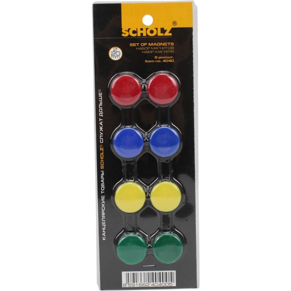 Магніти Scholz 8 шт. 20мм 4040/07050100