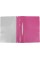 Папка-швидкозшивач Economix А4 з перфорацією глянцева прозорий верх рожева (10) (300) E31510-09 
