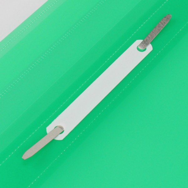 Папка-швидкозшивач Economix А4 без перфорації глянцева прозорий верх зелена (10) (300) E31511-04