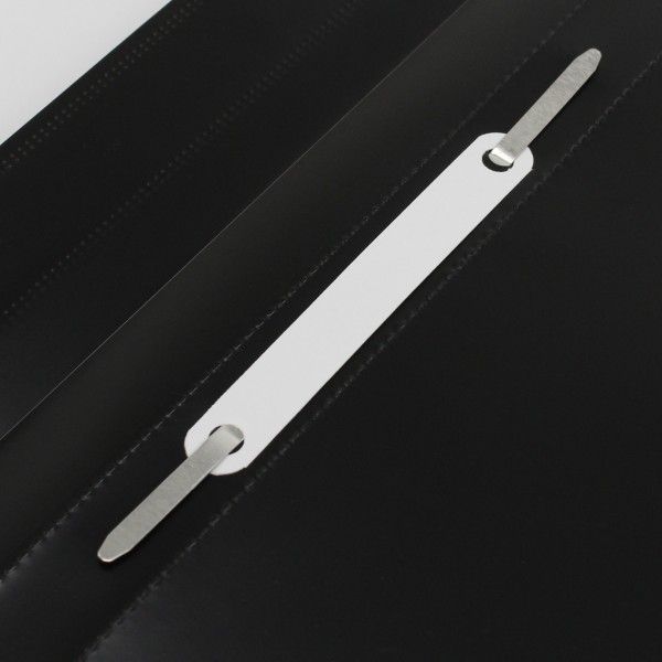 Папка-швидкозшивач Economix А4 без перфорації глянцева прозорий верх чорна (10) (300) E31511-01 