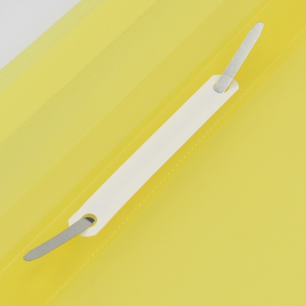 Папка-швидкозшивач Economix А4 без перфорації глянцева прозорий верх жовта (10) (300) E31511-05