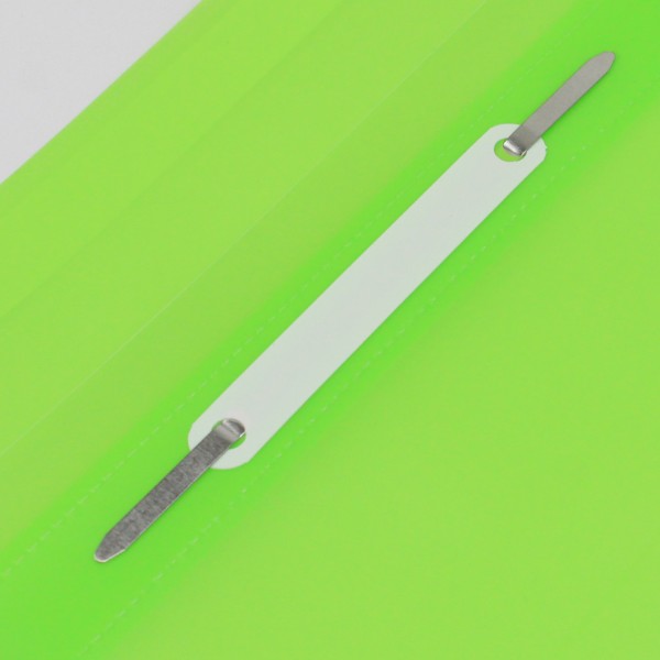 Папка-швидкозшивач Economix А4 без перфорації глянцева прозорий верх салатова (10) E31511-13