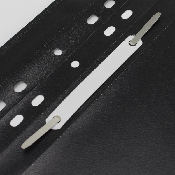 Папка-швидкозшивач Format/Economix Light А4 з перфорацією апельсин прозорий верх чорна (10) F/E38504-01