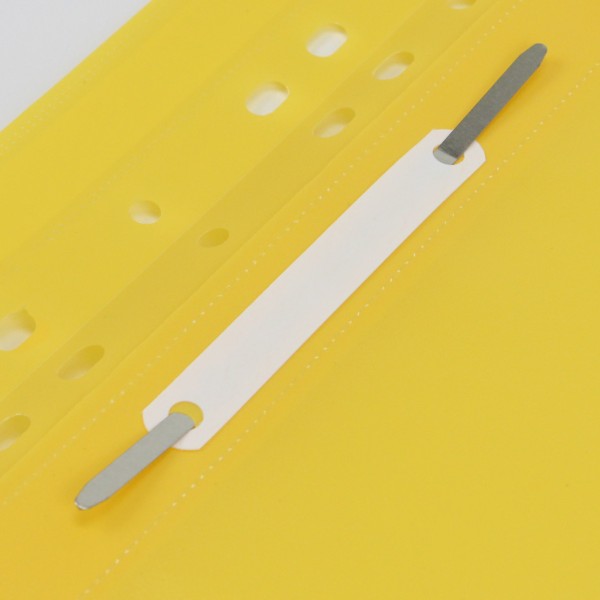 Папка-швидкозшивач Economix Light A4 з прозорим верхом, з перфорацією, апельсин, жовта (10) (300) F38504-05