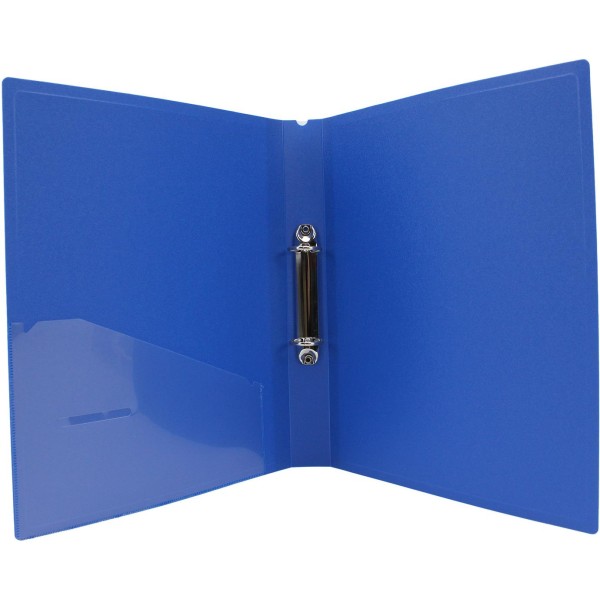 Папка на 2-х кільцях Economix А4 d-25мм синя (1) (10) E30701-02 